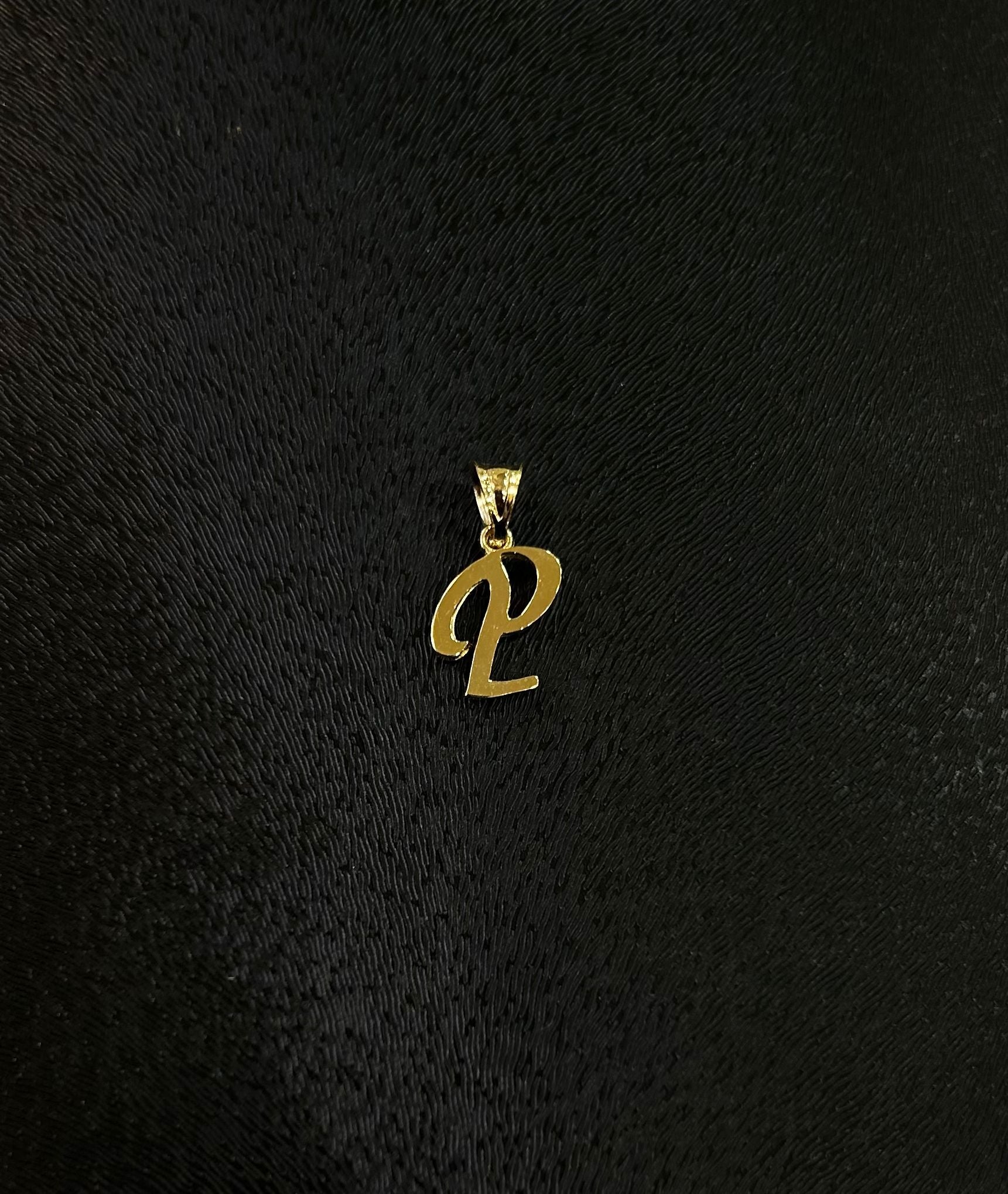 Buchstaben Anhänger „P“ aus 585 Gold (14 Karat)